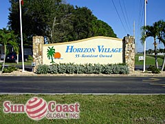 Horizon Village Community Sign